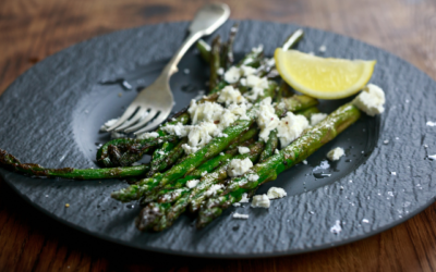 Recette : Salade d’asperges grillées et de feta